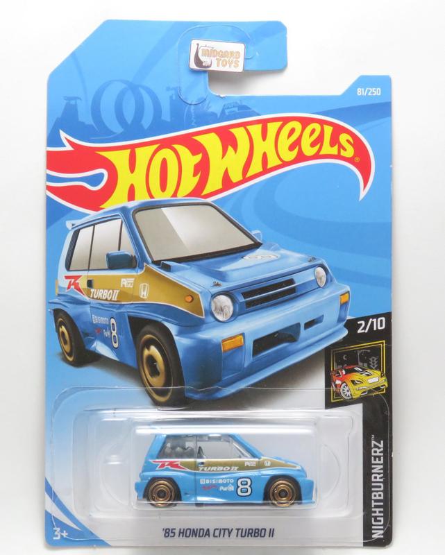85 Honda City Turbo II 81 - 1/64 - Hot Wheels 2019 - Carrinho de